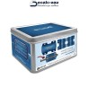 Packaging professionnel MEGA PRO : notice, accessoires et visualisation simplifiée pour protéger toute votre installation.