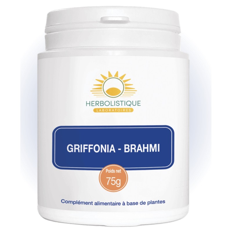 Griffonia (5-HTP) & Brahmi - Complexe anti-stress et bien-être mental